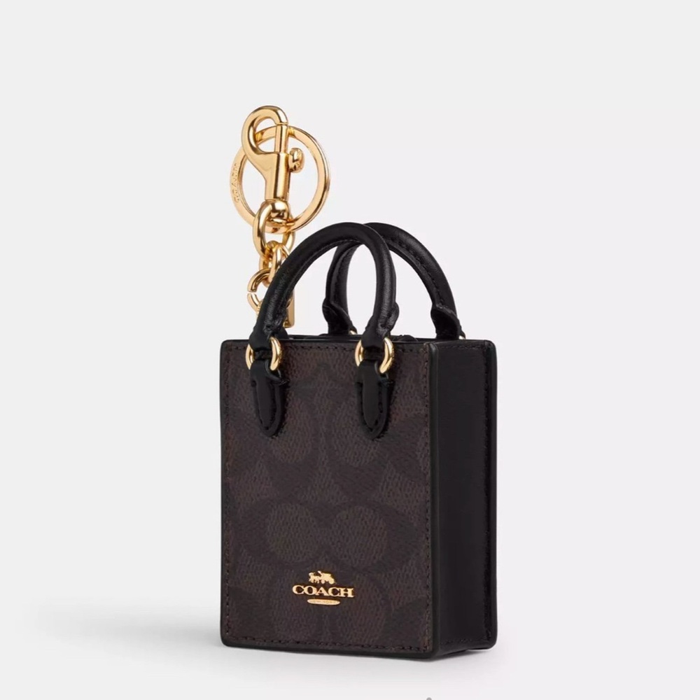 Cute. COACH Mini Bag Charm. - Picture 1 of 16